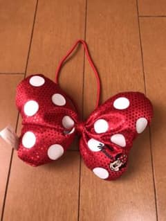 ディズニーシー購入ミニー柄リボンヘアゴムのサムネイル