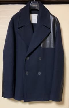 美品 ZARA × STUDIO NICHOLSON レザー切替えピーコートM - メルカリ