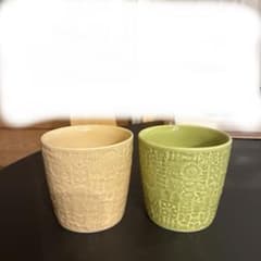 BIRDS' WORDS PATTERNED CUPのサムネイル