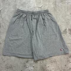 G*O様 Champion ショートパンツ L グレー 古着 ロゴ - メルカリ