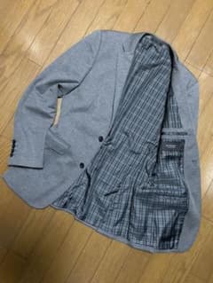 バーバリーブラックレーベル　ジャケット　M グレーのサムネイル