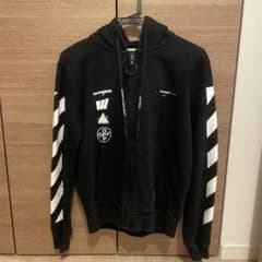 Off-White ブラック ジップアップフーディのサムネイル