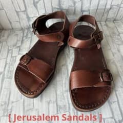 【美品】Jerusalem Sandalレザーサンダル38(23.0〜23.5)