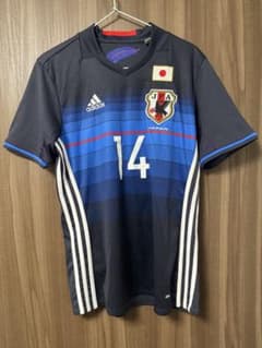 2016-2017年　サッカー日本代表　ホームユニフォーム　武藤嘉紀 2016-2017年 サッカー日本代表 ホームユニフォーム 武藤嘉紀 - メルカリ