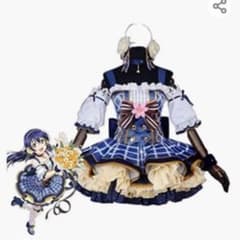 園田海未 フラワーブーケ編 コスプレ ウィッグ付のサムネイル