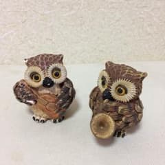 ふくろう音楽隊 置物のサムネイル