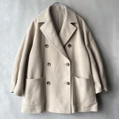 美品　レリアン カシミア100% ベージュ ダブルジャケット　11号　日本製 極美品✨レリアン ウール100 Pコート 11号 Lサイズ ベージュ - メルカリ