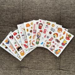 お正月・縁起物 フレークシール まとめ売りのサムネイル