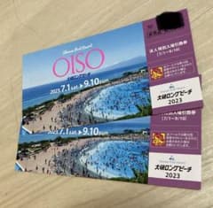 大磯ロングビーチ 入場引き換え券のサムネイル