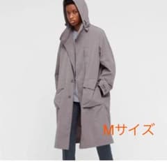 オーバーサイズフーデットロングコート Mサイズのサムネイル