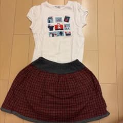 familiar Tシャツとリバーシブルスカート - メルカリ