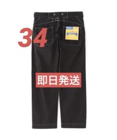 新品】Schott ショット ヒッコリーデニム ブラック サイズ 34 - メルカリ