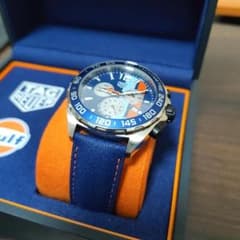 新品・廃盤品・入手困難】 TAG Heuer Gulf クロノグラフ腕時計 - メルカリ