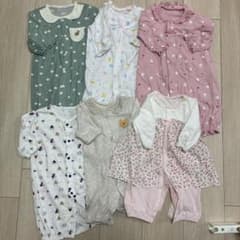 【50-70】ベビー ツーウェイオール 6点セット まとめ売りのサムネイル