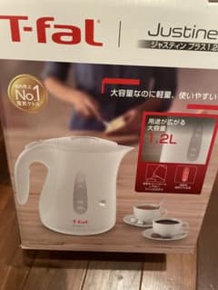 T-fal Justine+ 1.2L ホワイト電気ケトル　ティファールのサムネイル