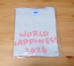 『WORLD HAPPINESS 2026』Tシャツ Lサイズ カラー:エクリュ WORLD HAPPINESS 2026』Tシャツ Lサイズ カラー:エクリュ - メルカリ