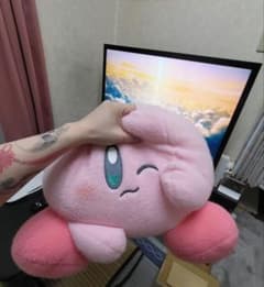 星のカービィ 羊毛フェルト風超BIGぬいぐるみ うとうと