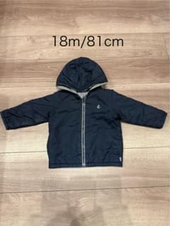 ネイビー フード付きジャケット 18m/81cmのサムネイル