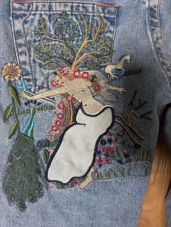 True Religion 刺繍デザイン ブーツカットデニムライトブルー - メルカリ