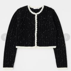 moussy グリッターニットカーディガンのサムネイル