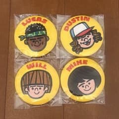 ストレンジャーシングス 刺繍缶バッジセットのサムネイル