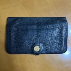 HERMES メンズ　長財布　黒のサムネイル