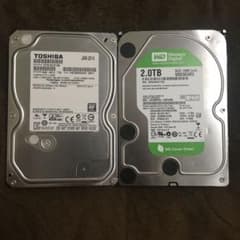 中古＆ジャンクHDD 東芝 WD (1TB&2TB)のサムネイル