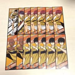 11　新テニスの王子様 ロングステッカー 立海大附属中学校 まとめ売りのサムネイル