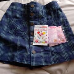 repipi armario ネイビー チェック スカート XSのサムネイル