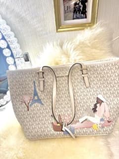 限定デザイン】MICHEALKORS トートバッグ エッフェル塔 即購入可 