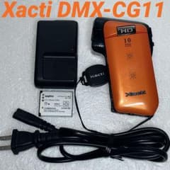SANYO デジタルムービーカメラxacti DMX-CG11オレンジ - メルカリ