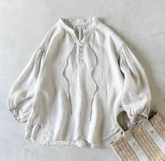 北欧暮らしの道具店 香菜子さんと作った2wayブラウス リネン100