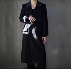 1980sビンテージ　チェスターコートレザー切り替え　archive 1980sビンテージ チェスターコートレザー切り替え archive - メルカリ