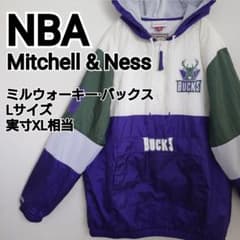 古着 NBA Mitchell&Ness バックス ナイロンジャケット