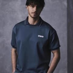 TFW49 SS POLO チャコール×ネイビーMサイズ 新作 - メルカリ