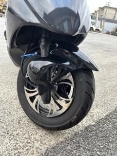 汎用Ｖ１２５に使用フロントホイールスピンナースピナー希少ワンツーアドブイ 汎用V125に使用フロントホイールスピンナースピナー希少ワンツー