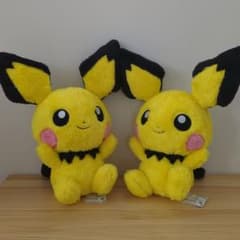 【新品・未使用】ポケモン　ぬいぐるみ　ピチュー×2、タグ付き