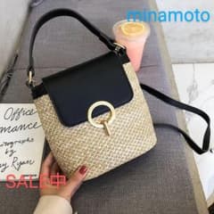 大人気 ハンドバッグ ショルダーバッグ かごバッグ 2way 夏 韓国のサムネイル