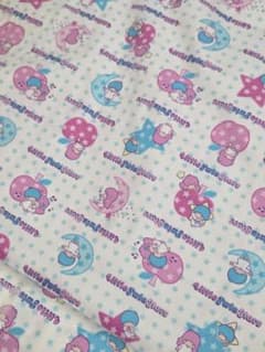 希少❗レトロキキララ2003年Little Twin Stars 綿プリント生地のサムネイル