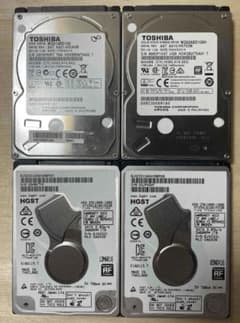 4枚セット 各種メーカー 2.5インチ HDD 1TB 厚さ9㎜ 4枚セット 各種メーカー 2.5インチ HDD 1TB 厚さ7，9㎜ - メルカリ
