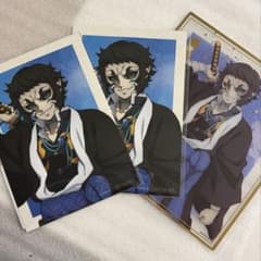 鬼滅の刃 獪岳 アニプレックスオンラインくじ クリア色紙 ブロマイド