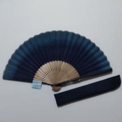 扇子セット　白竹堂　紺のサムネイル