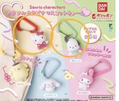サンリオキャラクターズ カラフルカラビナマスコットチャーム キティ・ポチャッコのサムネイル