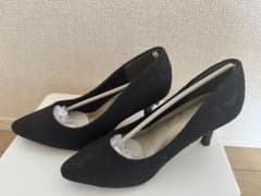 Jurer ブラック レース パンプス パールヒール Sサイズのサムネイル