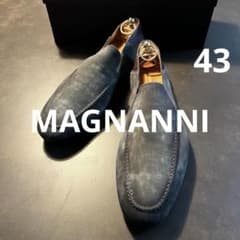 新品定価4.3万】MAGNANNI マグナーニ スリッポン カーキスエード43 