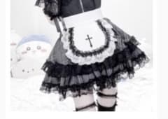 MA*RS クロス刺繍レースエプロン付きフリルスカパンのサムネイル