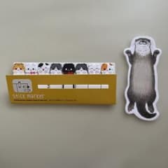 猫付箋 8種 カワウソ付箋 セットのサムネイル