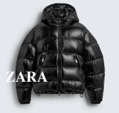 ZARA ダウンジャケット ブラックのサムネイル