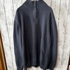 LL Bean 90s USA ゆるダボ 肉厚ハーフジップニット - メルカリ
