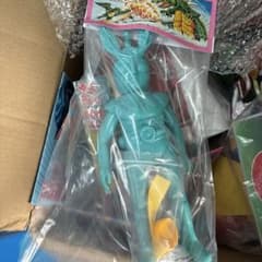 青色 イナズマン　未塗装 面取れ　ソフビ 約25cm 青色 イナズマン 未塗装 面取れ ソフビ 約25cm - メルカリ